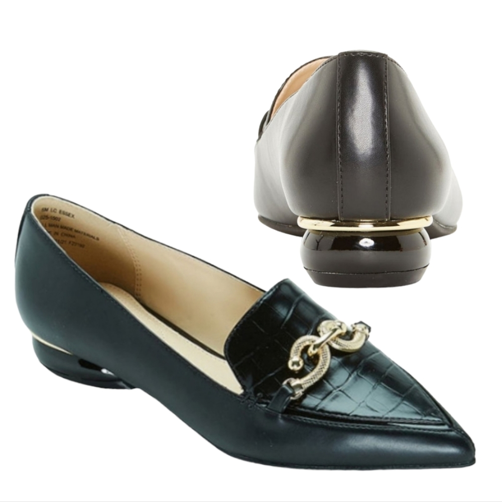 Liz Claiborne Memory Foam Block Heel Flats